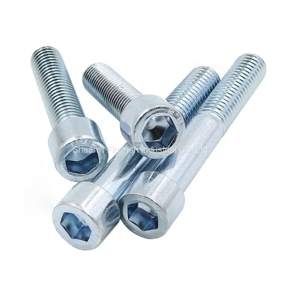 Blue White Znc Plating Steel Allen Cap Head Screws DIN912/ISO4762 photo-2