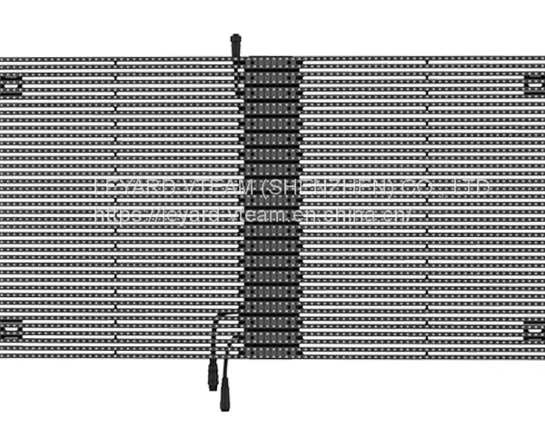 Zebra Programmable LED Curtain