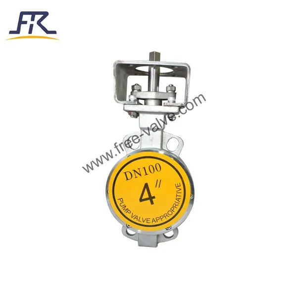 DN100 PN16 Ceramic Lined Butterfly Valve photo-2