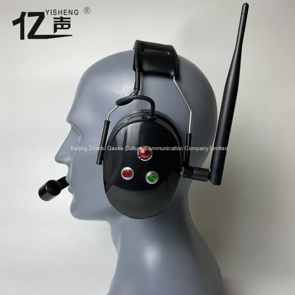 Hands-free Two-way Voice CommunicationsFull Duplex Wireless Noise Reduction Intercom Headset“YISHENG” YS-QSG-9PS Series Lightweight