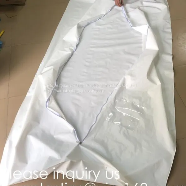 Body Bags, CE Death Body Bag For Virus Infected Patient Black Body Mortuary Bags For Dead Bodies Corpse Storage Bag photo-5