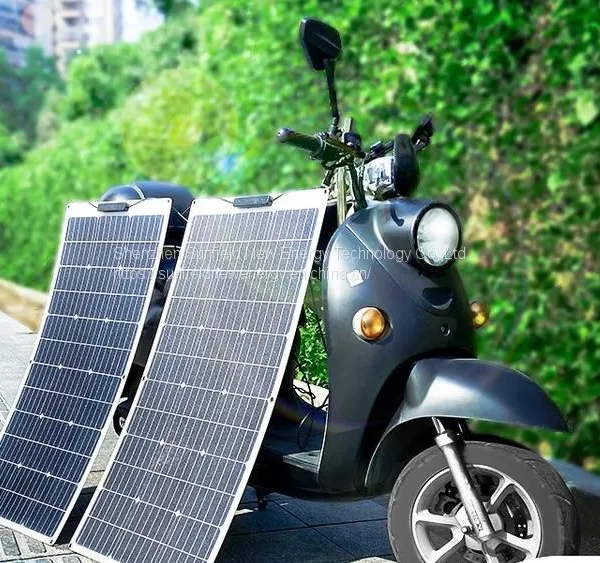 100W 200W 19.8V High Efficiency Mono Flexible Solar Panel photo-2