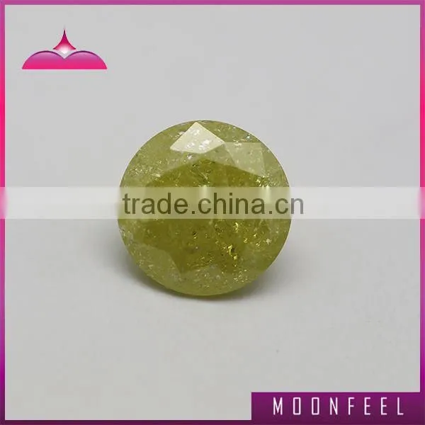 Round Ice Cubic Zircon for Jewelry Set
