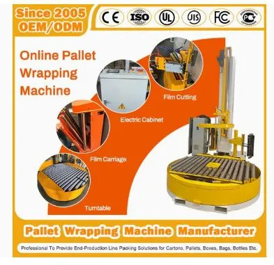 Industry Heavy-Duty Fully Automatic Rotary Arm Stretch Strapping Packing Film Shrink Wrapper