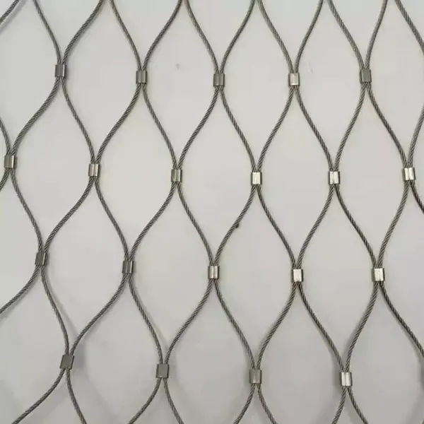 Manufacture Protecting Cable Netting Metal Filter Woven Stainless Steel Wire Rope Mesh