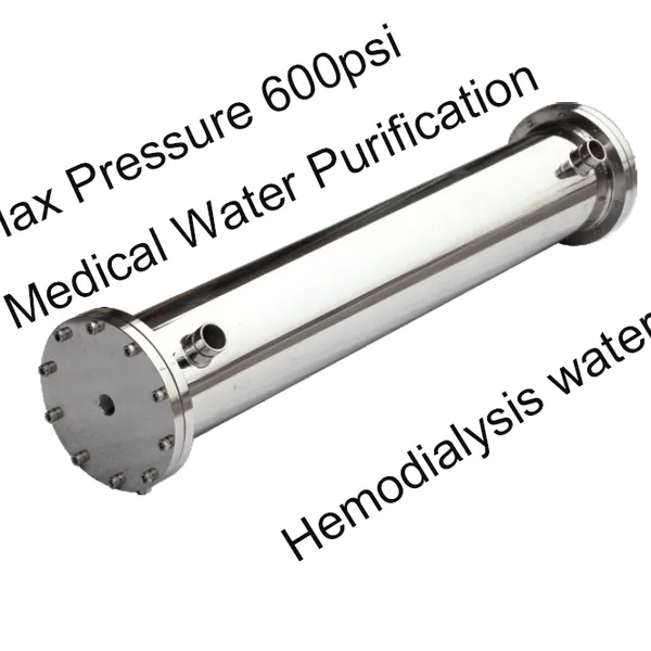 300psi 400psi 600psi 1000psi Side Port End Port Stainless Steel Sanitary Medical Hemodialysis Connection Membrane Housing for Water Treatment photo-5
