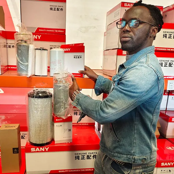 Genuine Quality Sany Excavator Filter Kit Set Full Set for SY Series Air Oil Fuel Hydraulic Filter Element in Stock photo-3