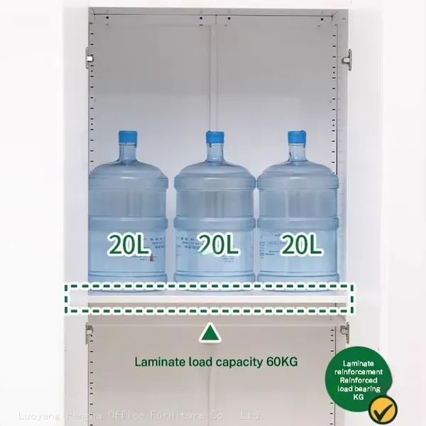 Cream White Metal Pantry Cupboard-CBT685 With Adjustable Laminate 50kg Capicity for Kitchen & Dining-Custom Color&Size photo-4