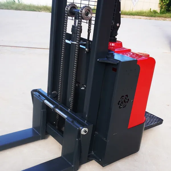 Fast Delivery Pallet Stacker Electric Forklift Pallet Lifter 1000kg 1500kg 2000kg Semi Electric Stacker Price photo-5