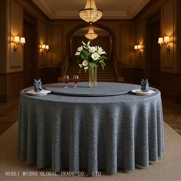 HOMTE Polyester 30% Cotton 70% Tablecloth Wholesales for HoReCa Small MOQ photo-5
