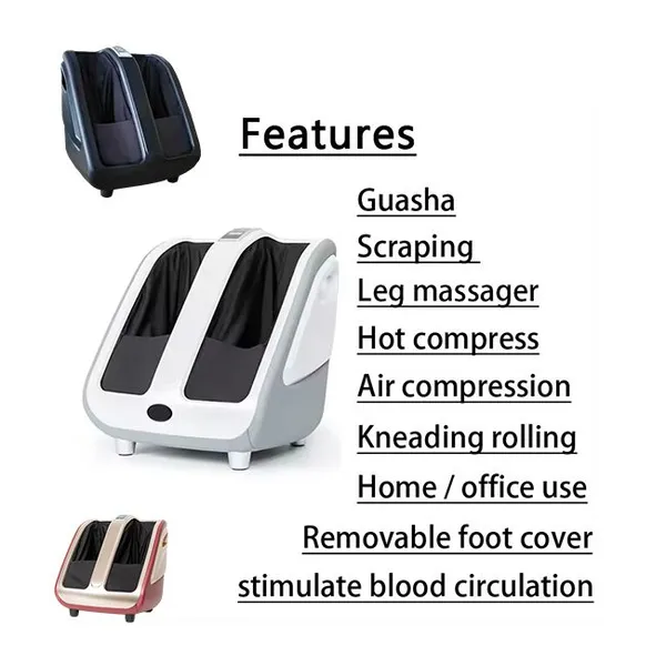 Premium Foot and Lower Leg Massager Machine With Heating and Airbags MH-918 photo-5