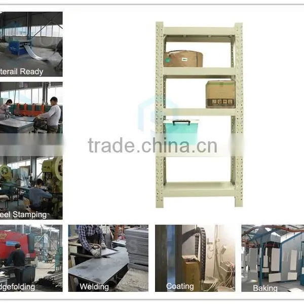 MDF Free Standing Storage Goods Shelf 4 Tier Storage Racks photo-3
