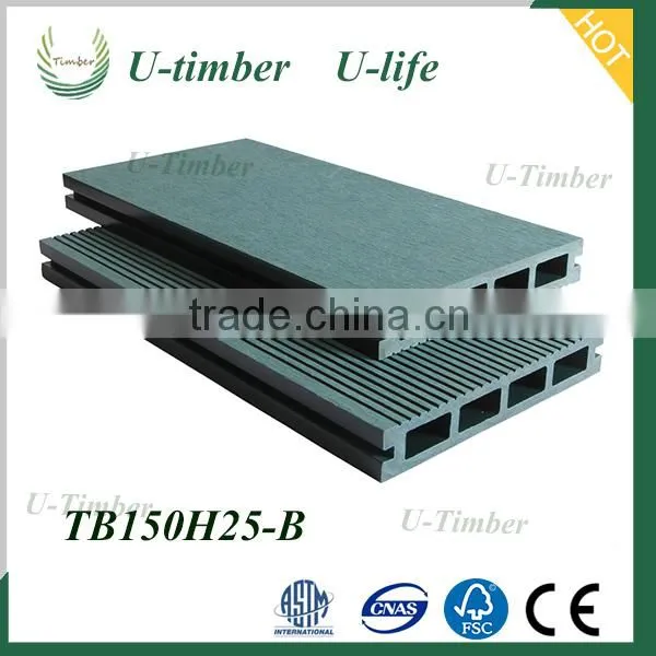 Durable Outdoor Decking Floor WPC for Your Platform, Terrace, Gallery, Yard