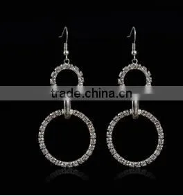 China Factory Hot Selling Tranditional Designs Woman Accessories Circle Shaped Charm Earring photo-3
