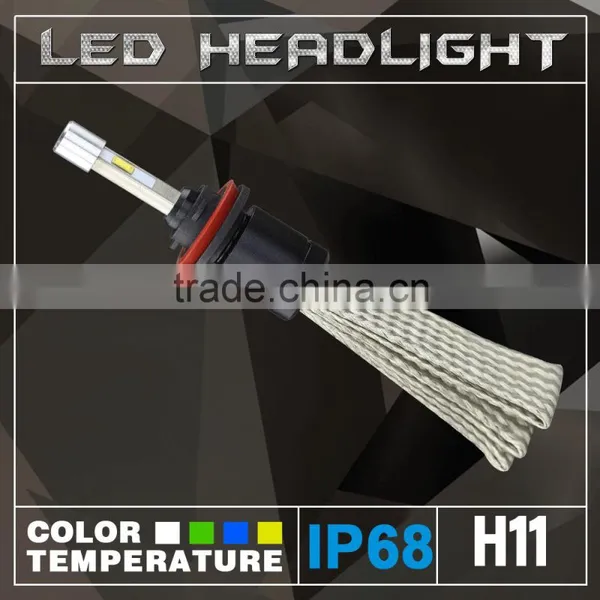 2016 40W 12 Volt H11 LED Replacement Headlight Lamp Bulb photo-3