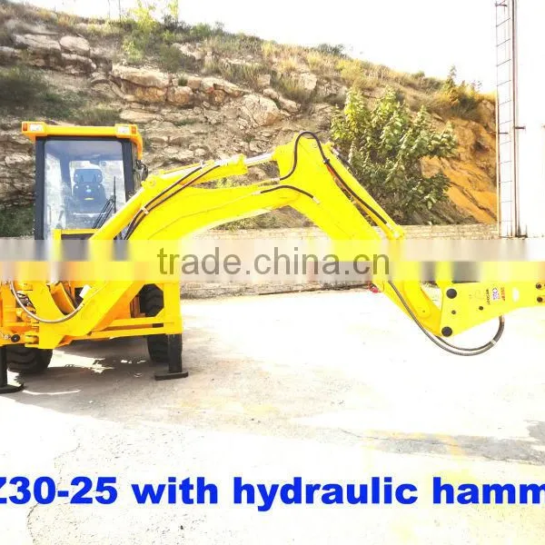 WZ30-25 Backhoe Loader 7600KGS With Cummins Engine,4WD,CE Paper photo-5