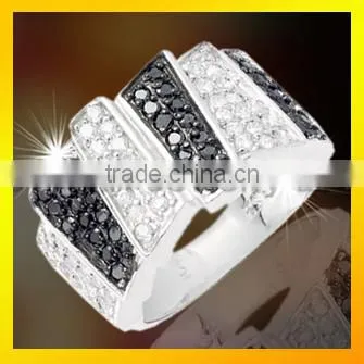 AAA CZ White Gold Rings Micro Pave Setting Rings Gold Rings photo-4