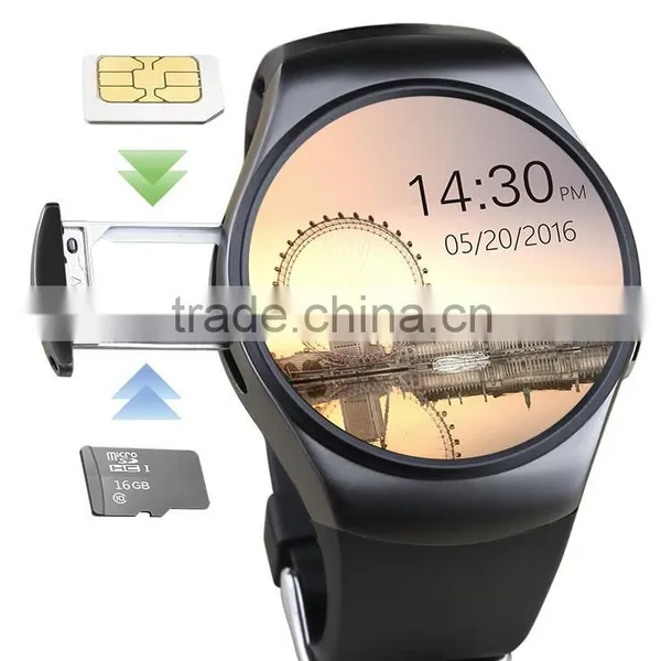 2016 smart watch new design CPU MTK2502C KW18 smart watch