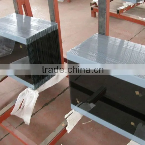 Black Ceramic Printed Tempered Glass for Splash Back (CE EN12150 ISO9001) photo-4