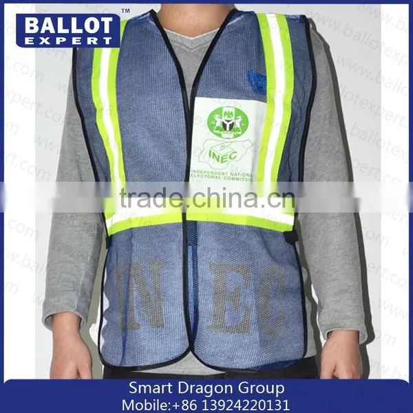 SE-VCV004 Factory Customize Blue Reflective Vest photo-2