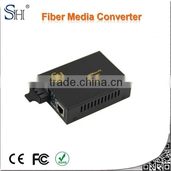 RoHS Compliant Single Mode Single Fiber Media Converter e1 Ethernet