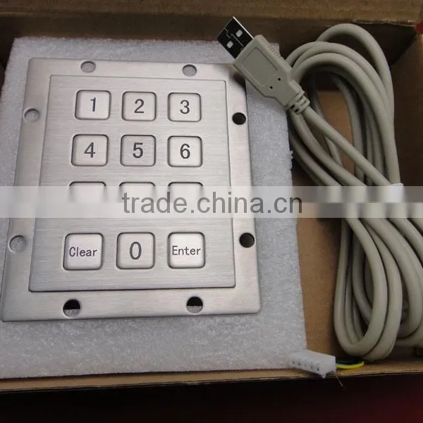 Stainless Steel 12 Keys Keypad photo-3