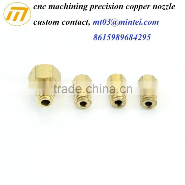 Factory Custom CNC Turning Precision Copper Nozzle photo-2
