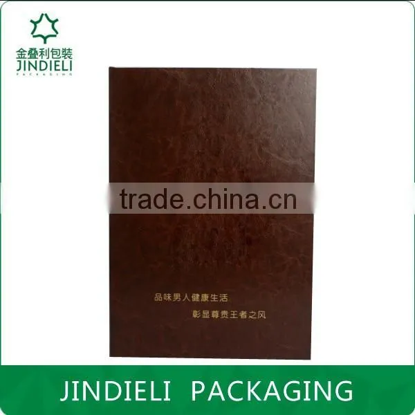 Arabian Luxury Brown Book Shape Perfume Box Packaging photo-2