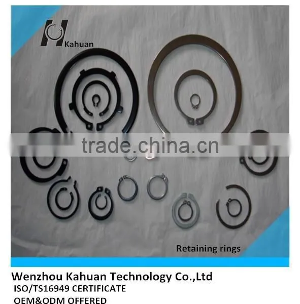 Wenzhou Factory Directly Supply All Kinds of OEM Circlips Non-standard Retaining Ring photo-5