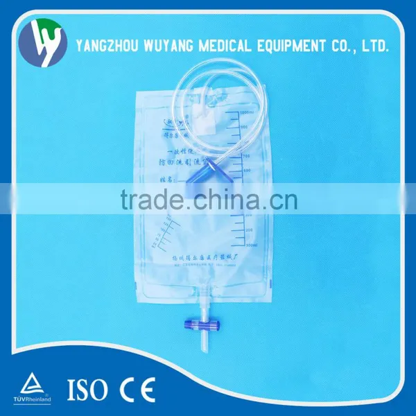 Popular Economic Adult Urine Collection Bag With Cross Valve photo-3