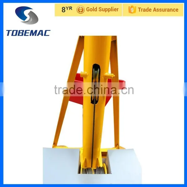 TOBEMAC Hydraulic Small Crane for Lifting Materials photo-6
