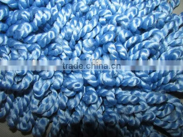 W200B Blue Microfiber Cleaning Folding Mop photo-3