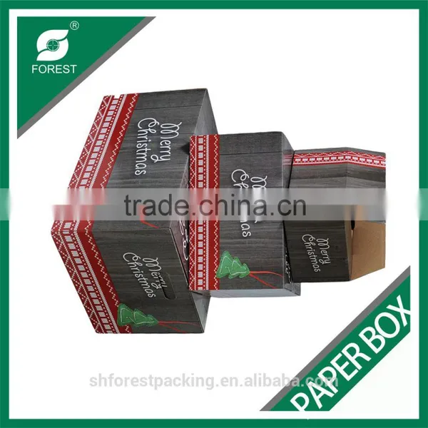 CHRISTMAS CELEBRATION AND PACKING FULL COLOR PRINTED GIFT BOX photo-4