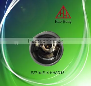 Hot Sale E27 to E14 PBT Adapter Lampholder / Haohong Factory Price / Made in China photo-2