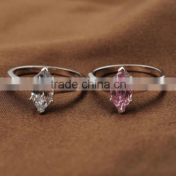 2015 Fashion Pink Stone Ring Semi Mount Ring Setting Oval photo-2