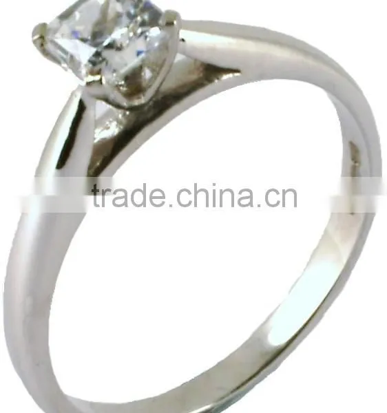 Moissanite Enhanced Engagement Ring
