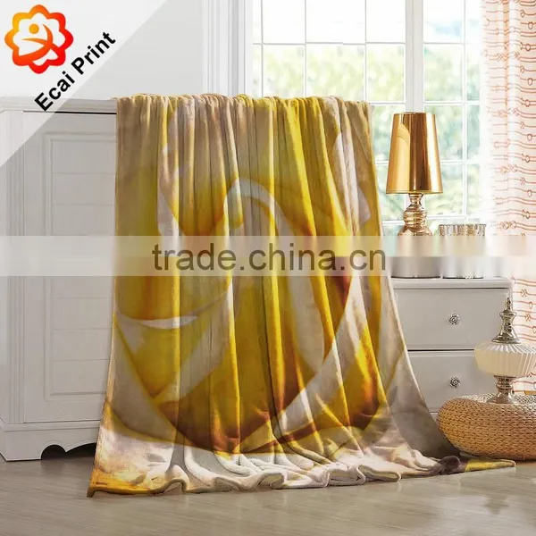 Printable Fashionable Comfortable Sublimation Digital Printing Fleece Blanket photo-2