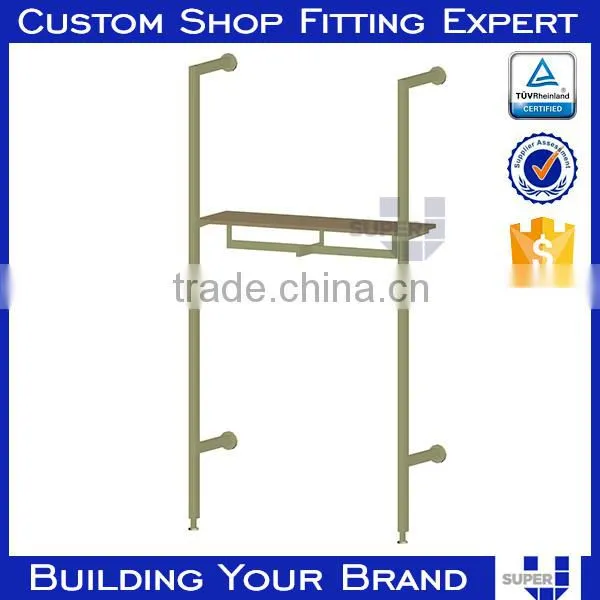 Custom Powder Coated Metal Unique Wall Shelves With Levelers photo-6