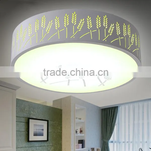 Hollow Out Wheat LED Ceiling Lamp 220V Round Modern Ceiling Light photo-2