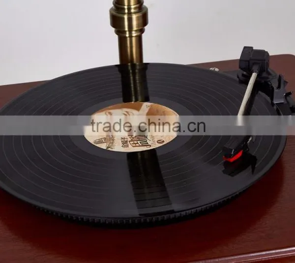 Old Gramophones European Style Wooden Antique Replia Gramophone Home Decoration photo-5