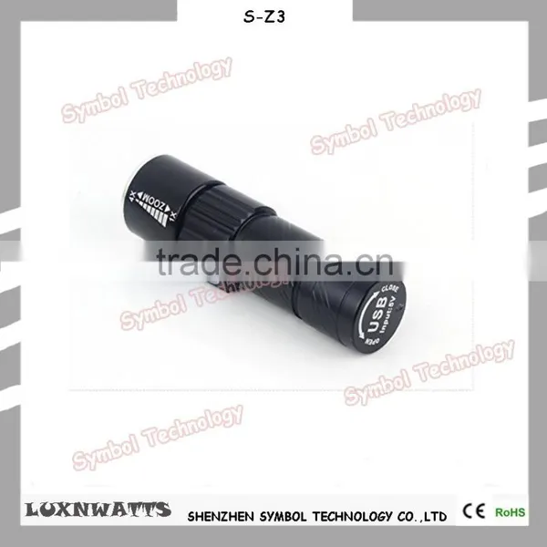 New Products 3 Modes LED Rechargeable Mini Torch Light photo-2