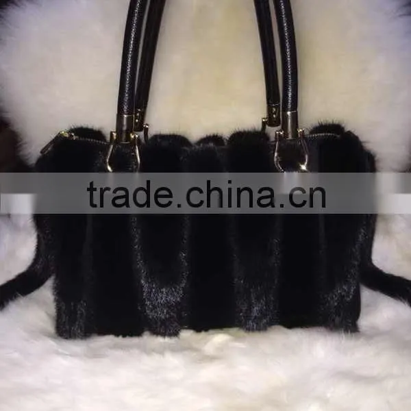 Wholesale Price Lady Mink Fur Hand Bag, Fashion Lady Bag, Ladies Shoulder Bags photo-5