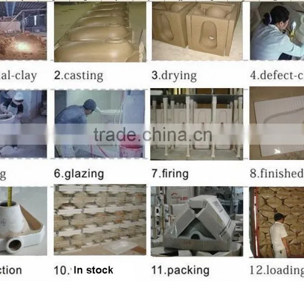 Ceramic Popular Squat Pan With Flush photo-6