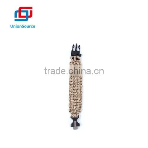 Supplies Cheap Whistle and Flint Survival Paracord Bracelets For Sale photo-3