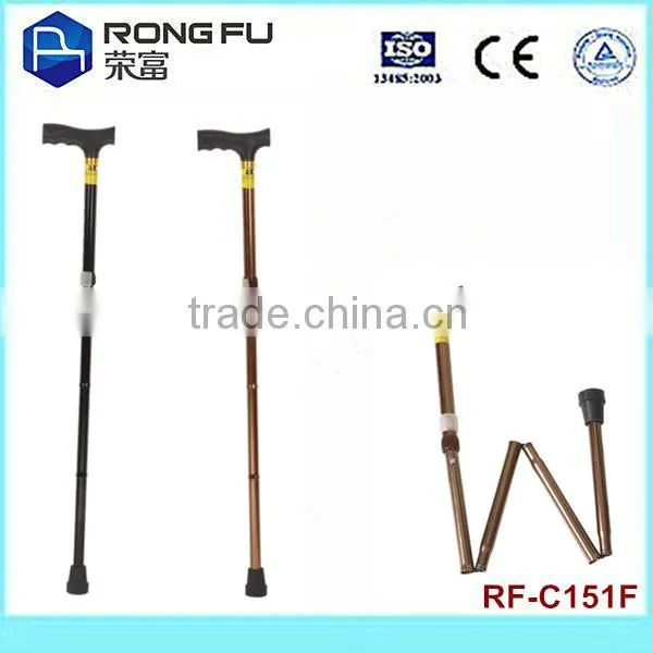 folding walking cane aluminum material
