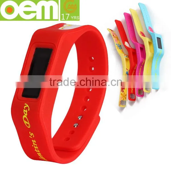 OEM High Quality Silicone Rubber Smart Fitness Band photo-3