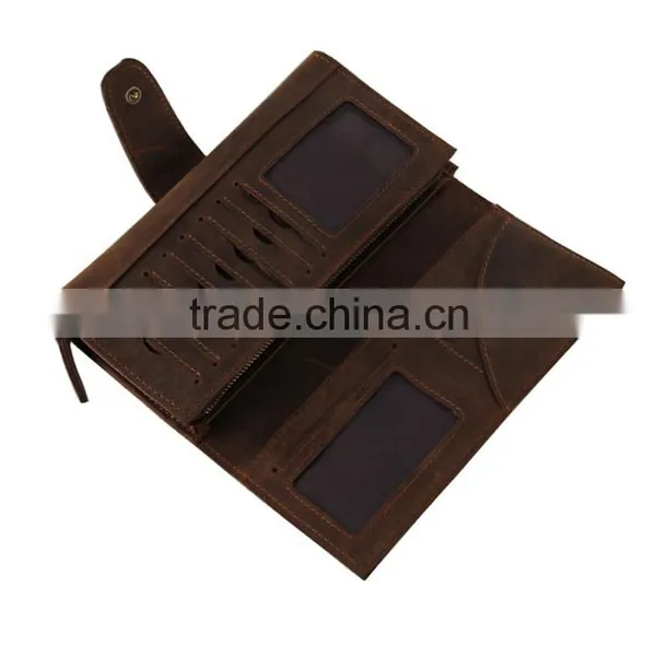 Business Casual Bifold Men's Genuine Leather Wallet photo-4