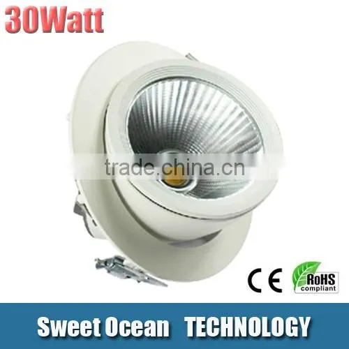 Wholesale Price Led Light 30 Watt Gimbal Head Led Adjustable Spot Downlight