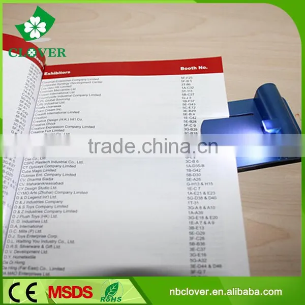 ABS Material With Clip 1 Led Mini Book Reading Light for Promotion photo-2