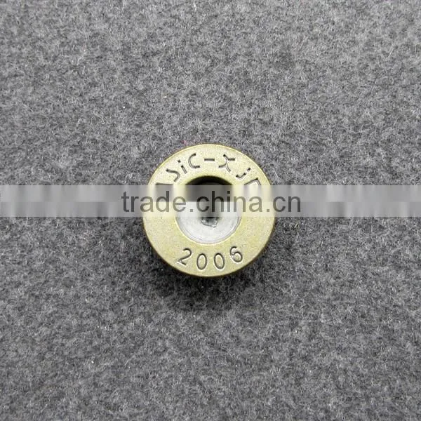 Denim Metal Jeans Shank Button Metal Shank Button photo-2